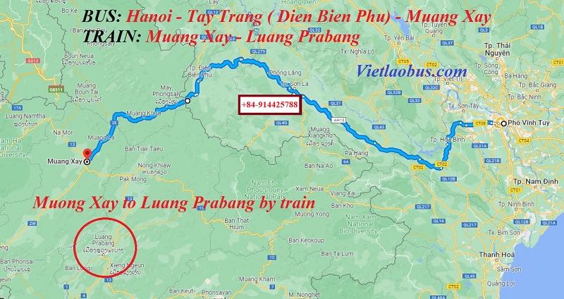 map hanoi dien bien phu luang prabang 800